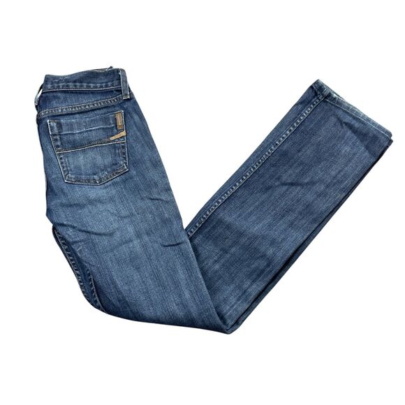 Ezra Fitch 24 jeans Denim Straight Leg VTG Y2K  Zipper Close Pockets - Picture 1 of 9